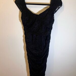 Express Black Lace Dress